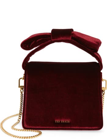Ted Baker Soft Leather Hobo Tote Bag Handbag Large Bow
