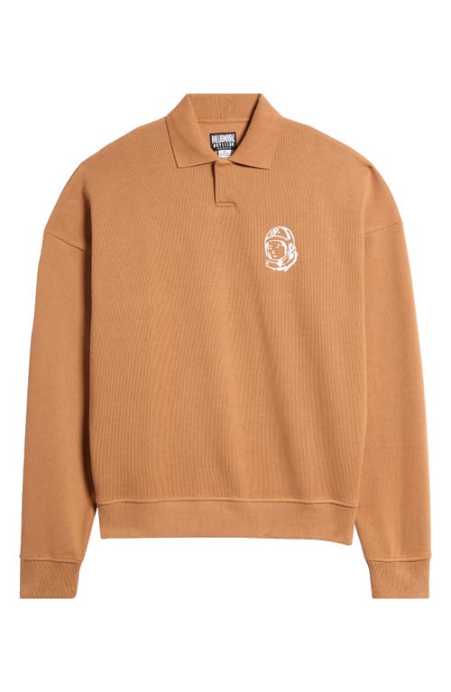 Shop Billionaire Boys Club Paradox Cotton Graphic Polo Sweatshirt In Lion