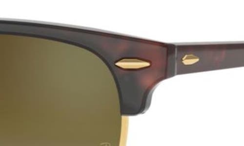 Shop Ray Ban Ray-ban 49mm Clubmaster Sunglasses In Green Flash