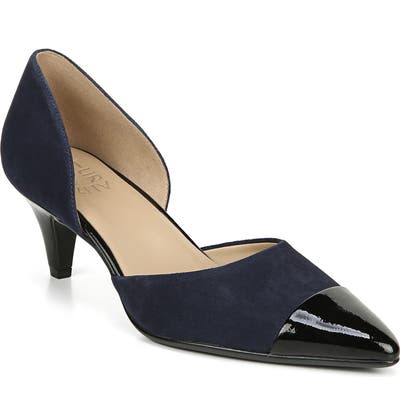 Naturalizer Barb Leather Pump, Blue