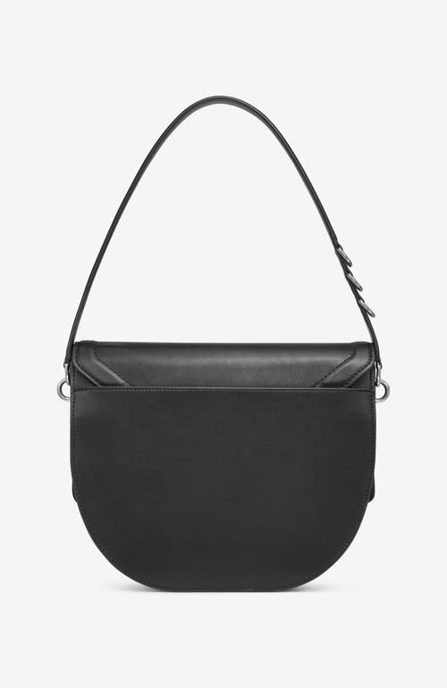 Shop Karl Lagerfeld Paris Deauville Medium Shoulder Bag In Black