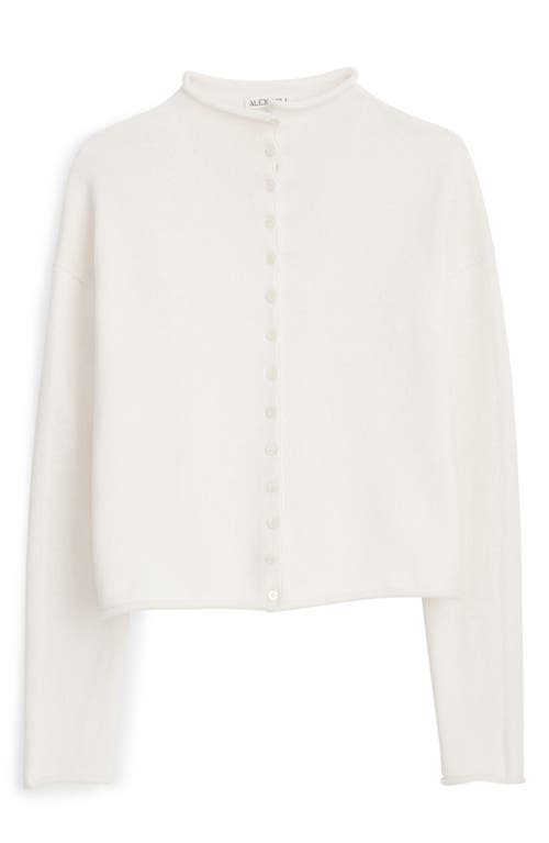 Shop Alex Mill Taylor Cotton & Cashmere Cardigan In Ivory