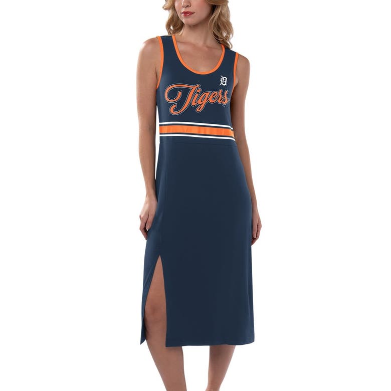 Shop G-iii 4her By Carl Banks Navy Detroit Tigers Main Field Maxi Dress