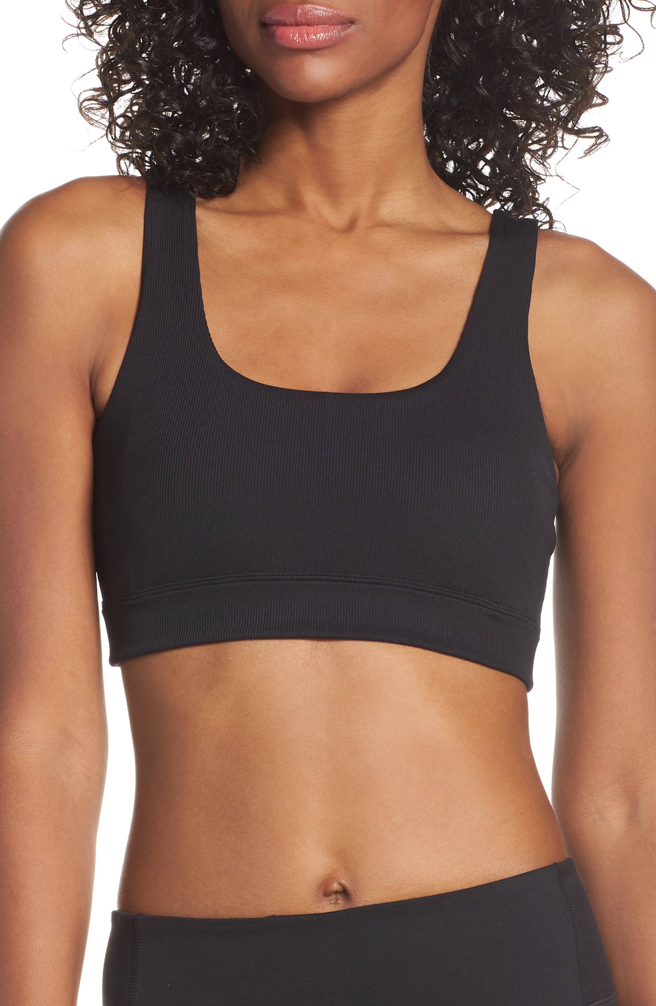 ribbed sports bra