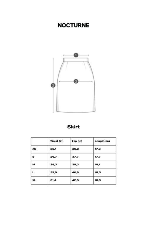 NOCTURNE NOCTURNE EYELET DETAILED MINI SKIRT