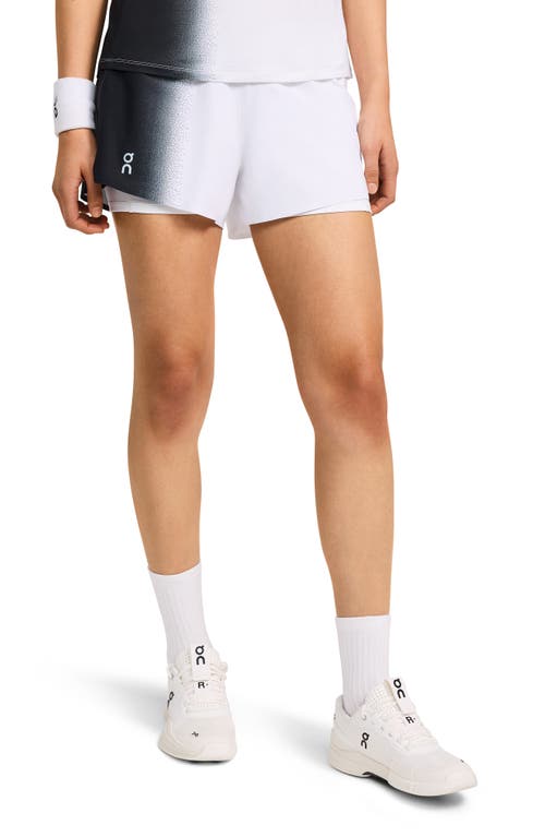 On Court 2-in-1 Tennis Shorts In Black/white