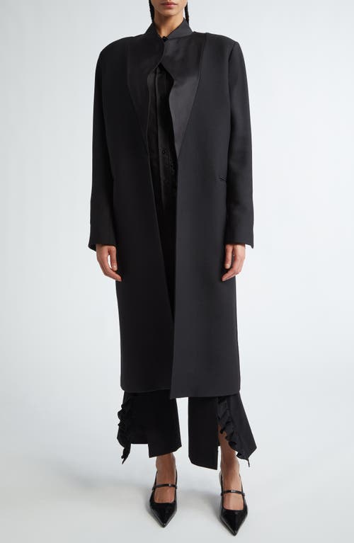 Shop Bite Studios Petal Wool Coat In Black