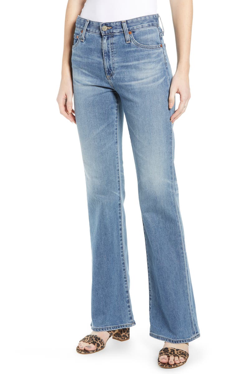 AG Quinne High Waist Flare Jeans (18 Year Ambrosial) | Nordstrom