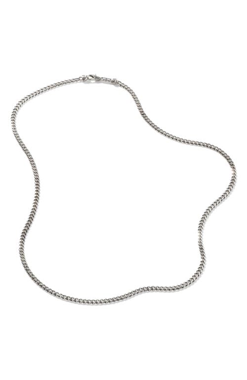 John Hardy Sterling Silver Curb Chain Necklace at Nordstrom, Size 20