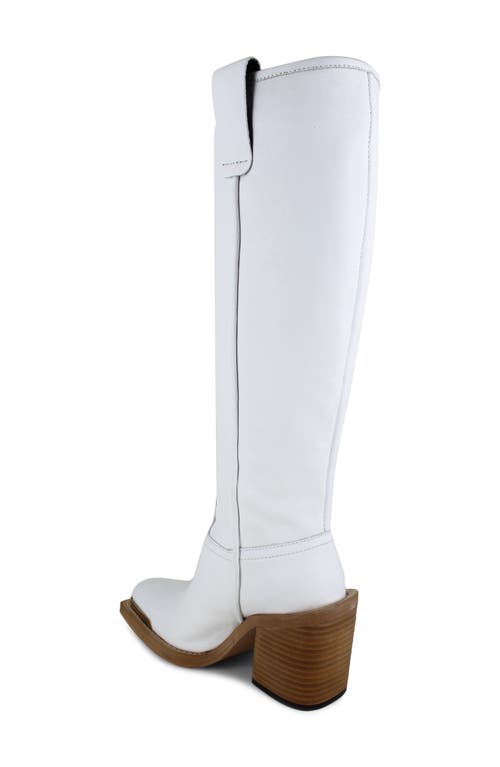 Shop Zigi Joshana Knee High Boot In Bone Leather