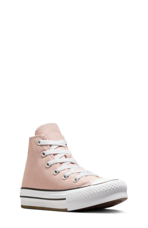 Shop Converse Kids' Chuck Taylor® All Star® Eva Lift High Top Platform Sneaker In Dusty Cinder/white/ivory