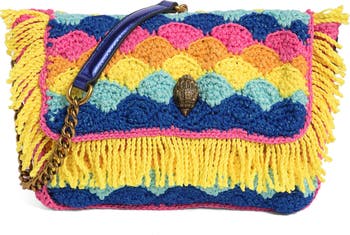 kurt geiger london kensington mini crochet shoulder bag multi