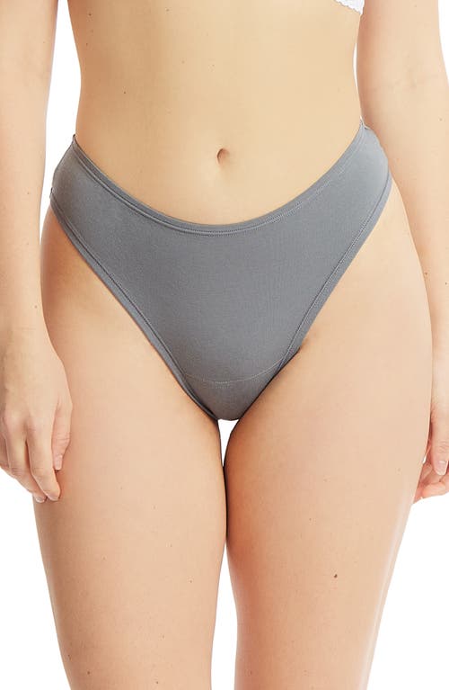 Hanky Panky PlayStretch Natural Rise Thong in So Coal