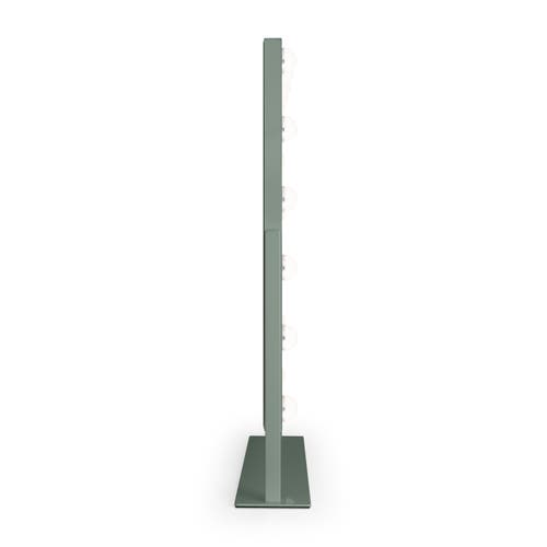 Shop Zadro Medium Vertical Hollywood Makeup Mirror With Lights In Dark Green