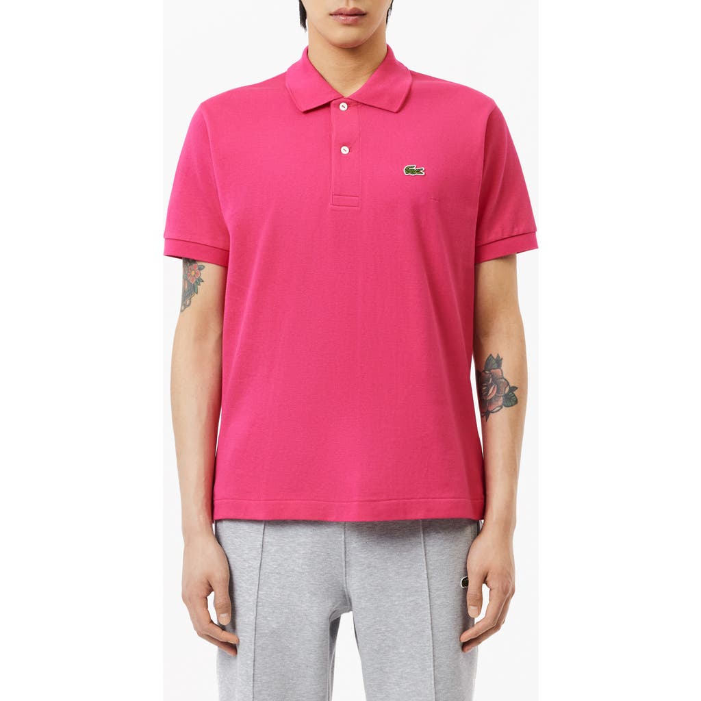 Lacoste Regular Fit Piqué Polo In Spinel