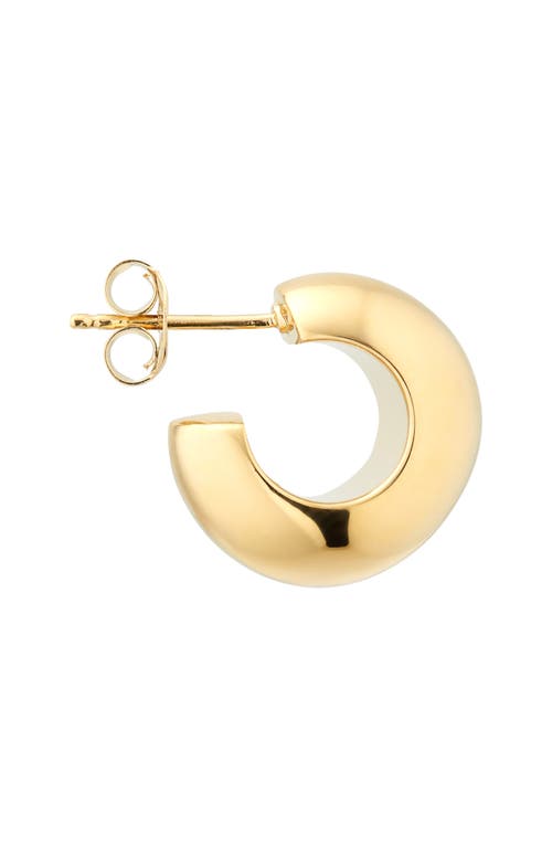 Shop Lie Studio Lié Studio The Simone Hoop Earrings In Gold