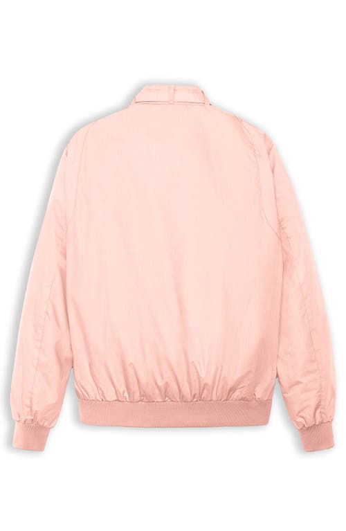 Members Only Classic Iconic Racer Jacket In Light Pink
