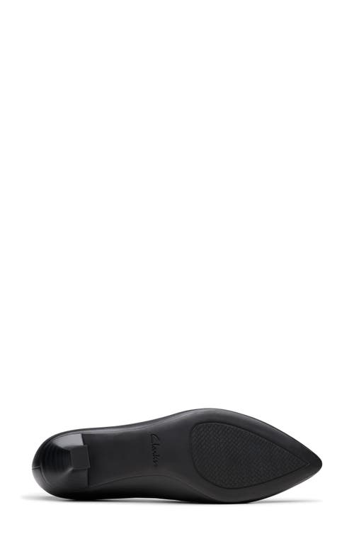 Clarks ® Kepley Vine Pump In Black Leather