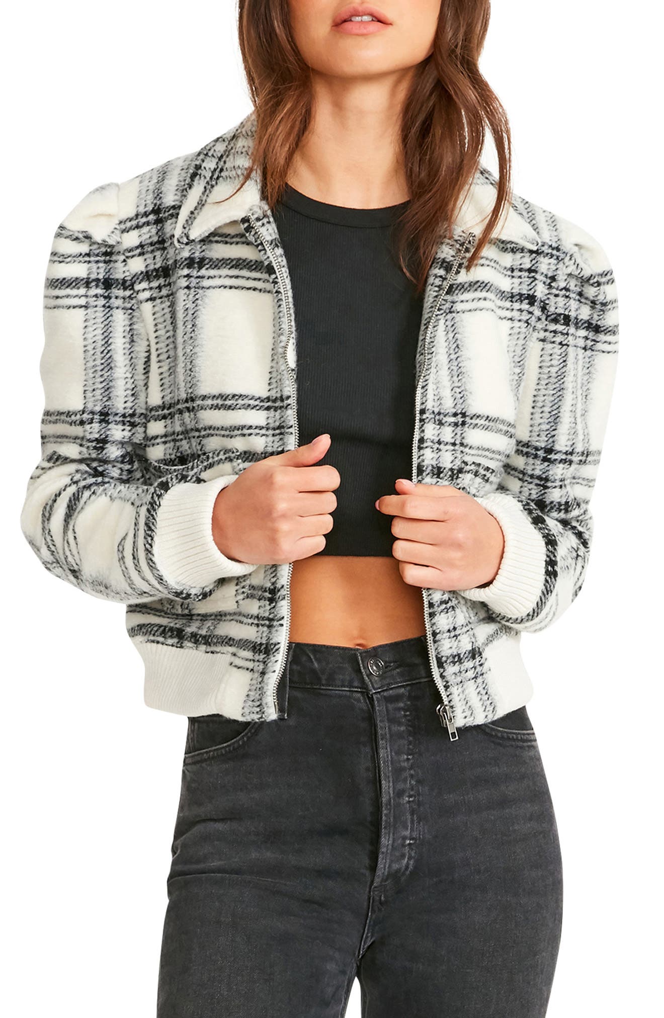 checkered jacket womens