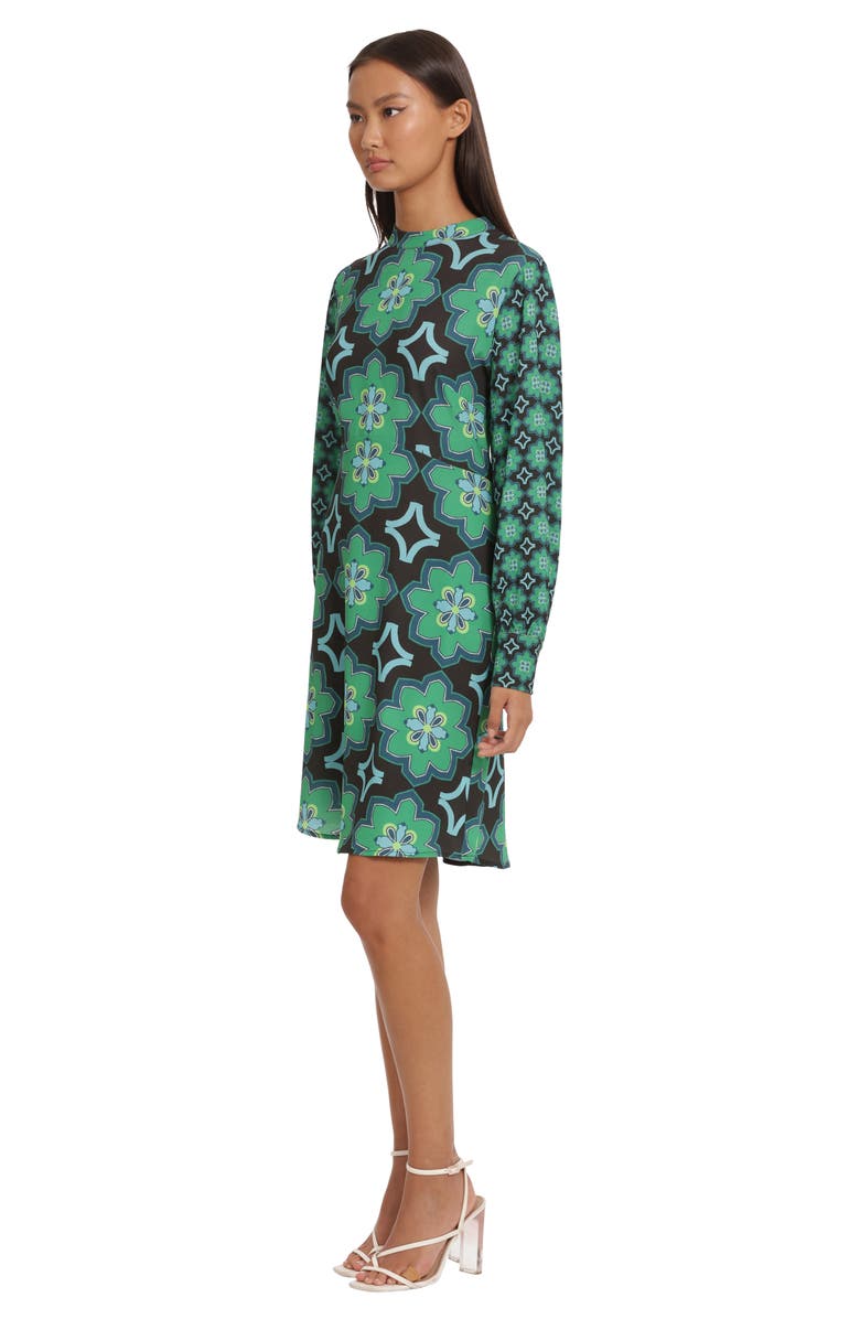 Donna Morgan For Maggy Print Long Sleeve Minidress Nordstromrack