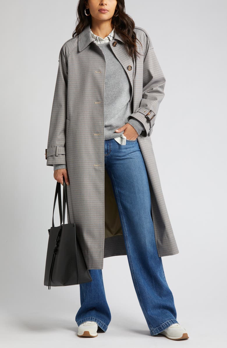 Barbour Marie Check Water Resistant Belted Trench Coat | Nordstrom