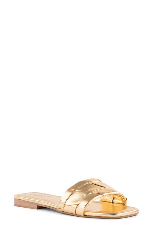 Seychelles Portland Slide Sandal in Gold at Nordstrom, Size 6