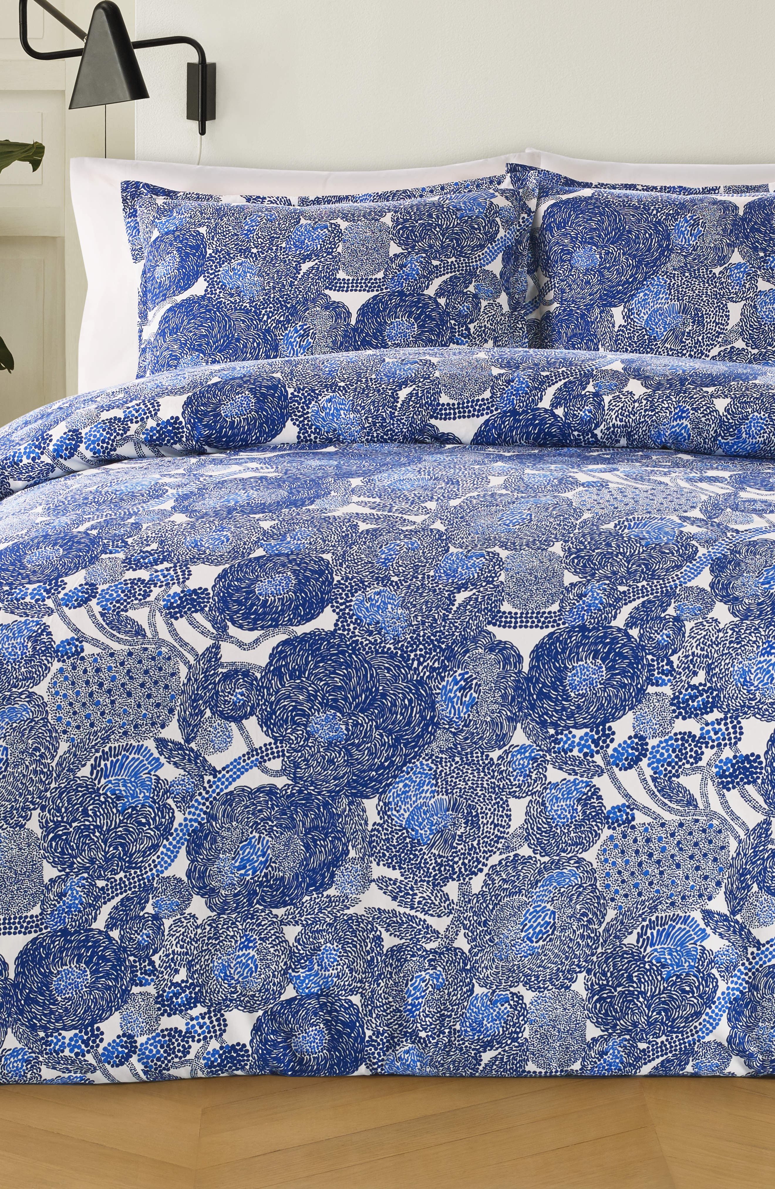UPC 883893550216 product image for Marimekko Mynsteri Comforter & Sham Set, Size Twin - Blue | upcitemdb.com