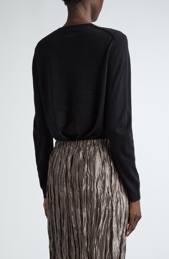 Lafayette 148 Cashmere Sweater In Black