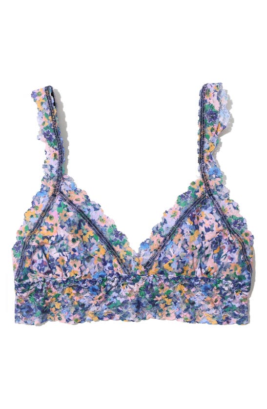 Hanky Panky Print Lace Bralette In Staycation