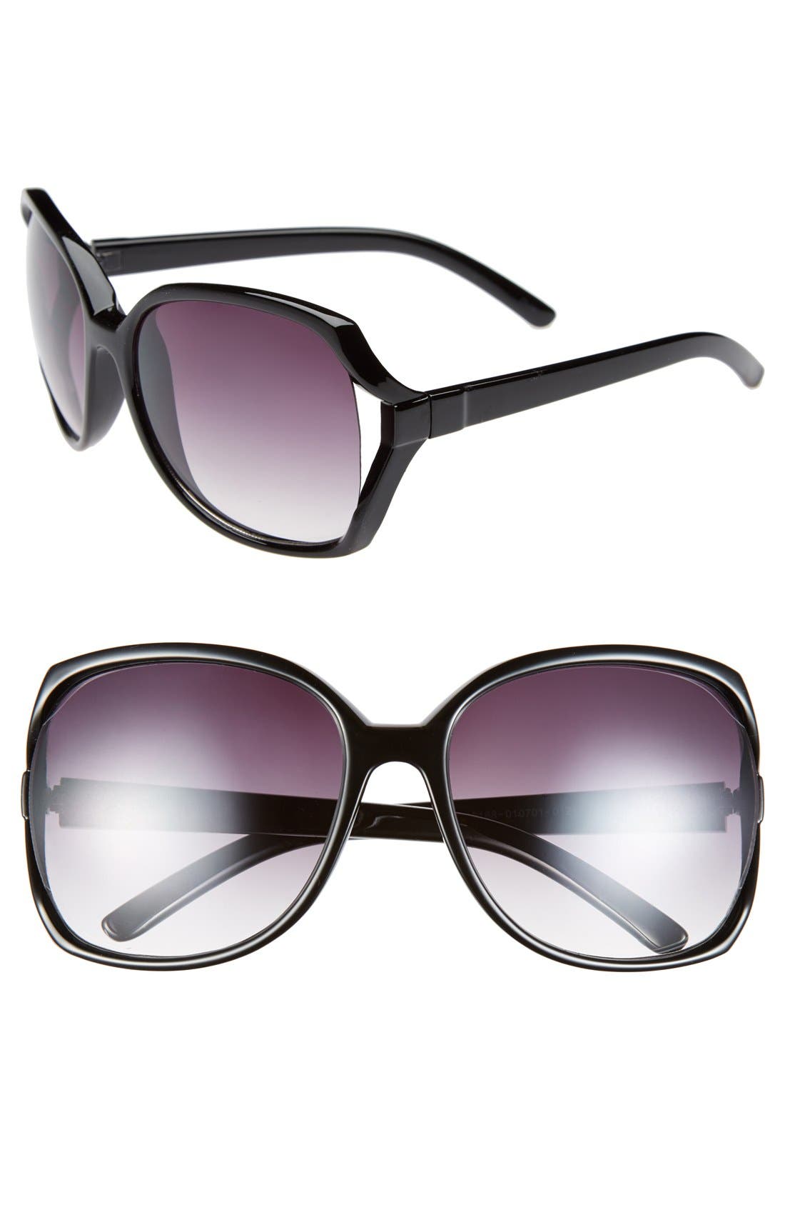 Icon Eyewear 62mm Butterfly Sunglasses (Juniors) Nordstrom
