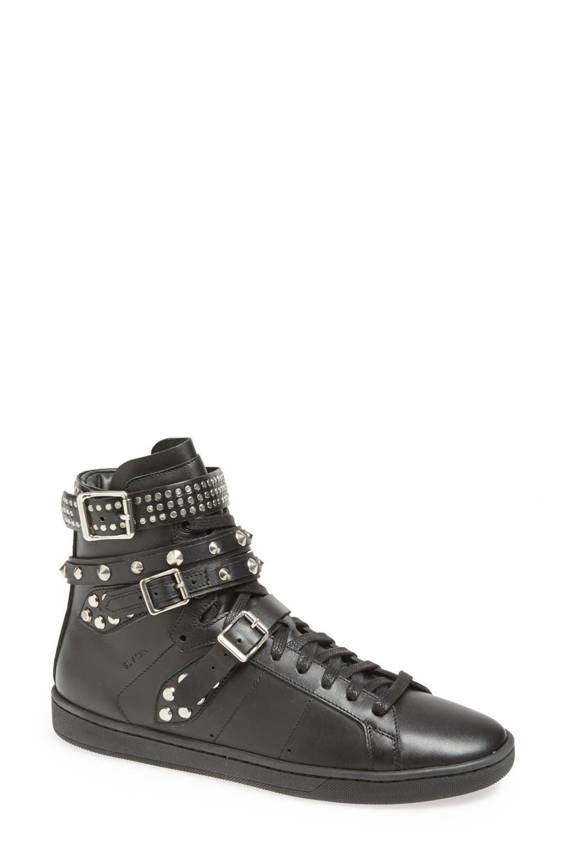 Saint Laurent Studded Sneaker (Women) Nordstrom