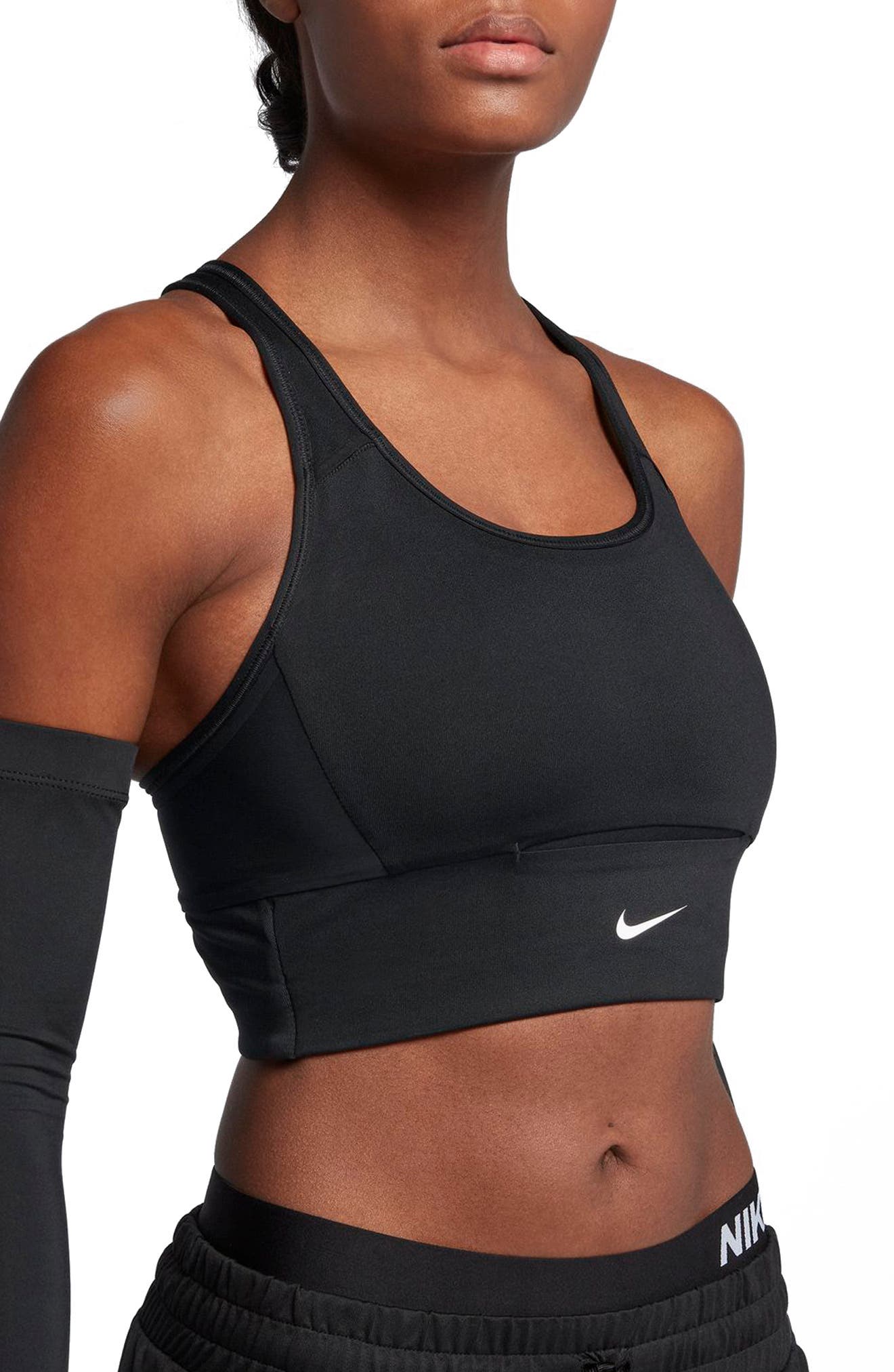 swoosh pocket sports bra