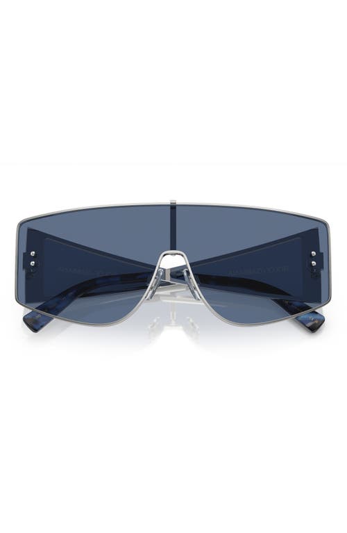 Shop Dolce & Gabbana Dolce&gabbana Shield Sunglasses In Silver