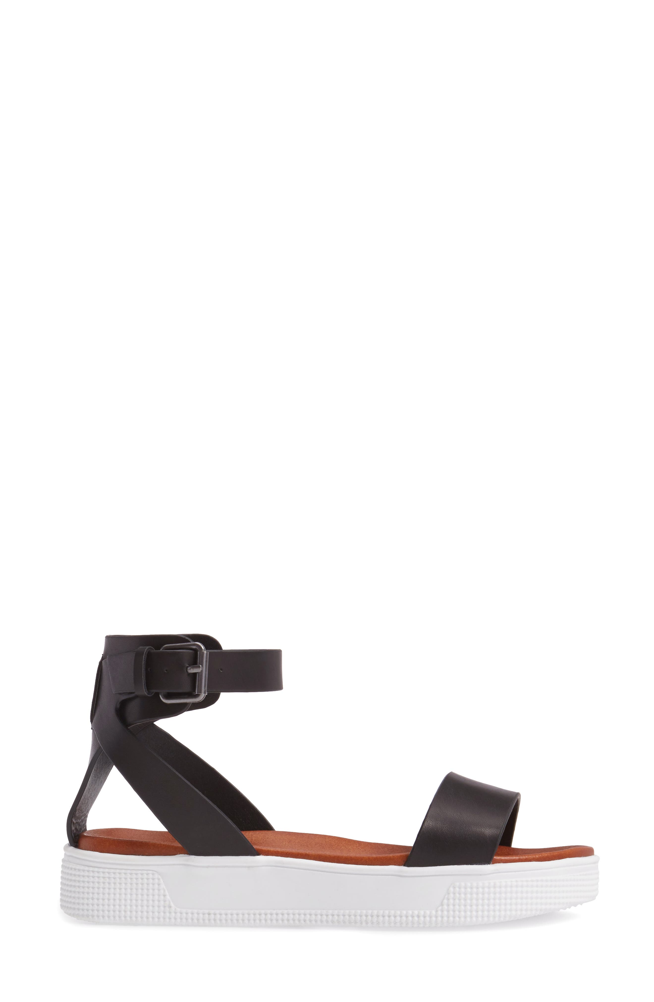 mia black platform sandals