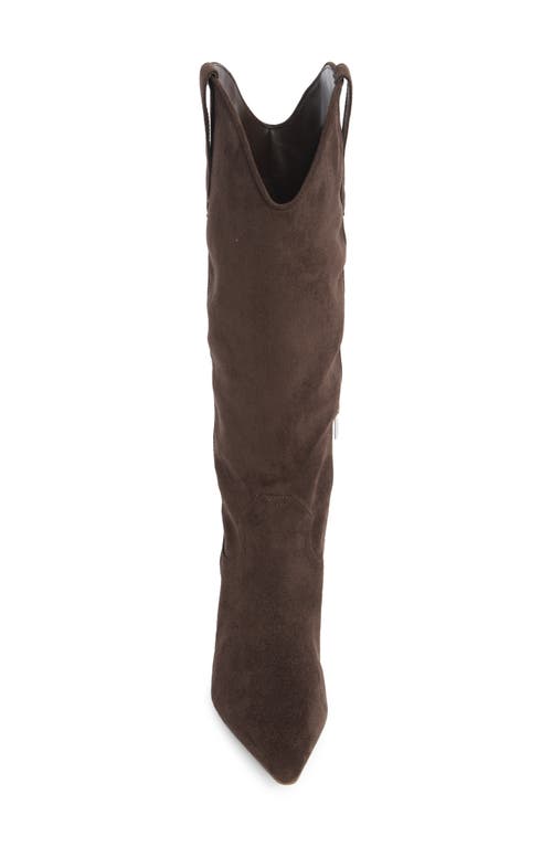 Steven New York Britt Western Pointed Toe Boot In Brown