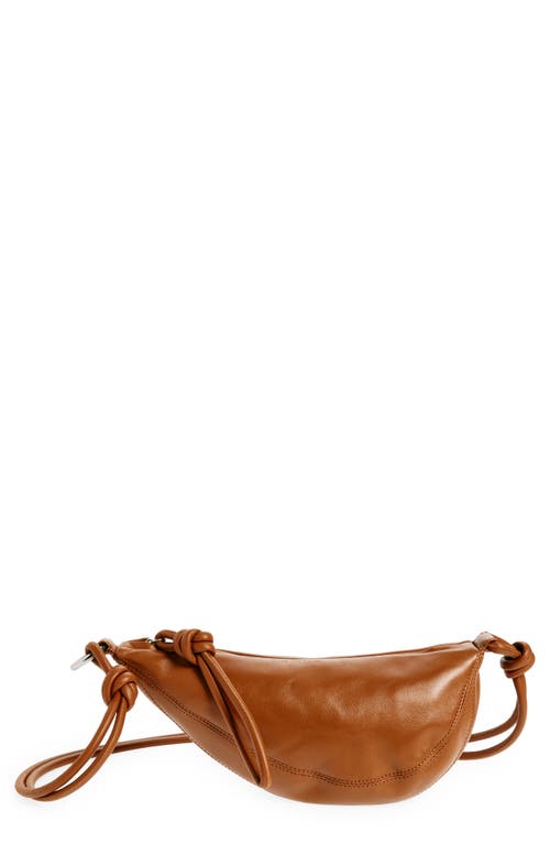 Bombe Leather Sling Bag in Tan