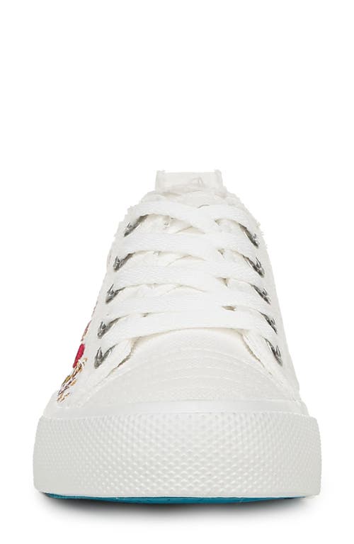 BLOWFISH FOOTWEAR BLOWFISH MALIBU VIVID FLORAL EMBROIDERED SNEAKER