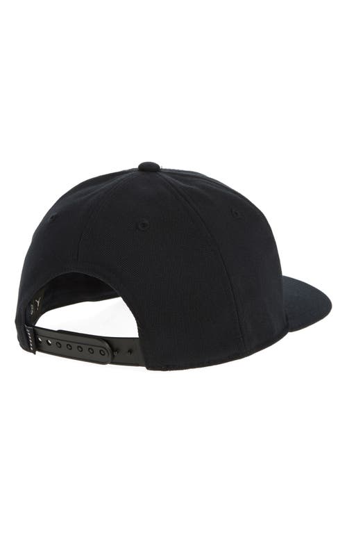 Shop Jordan Pro Unstructured Snapback Baseball Cap In Black/white