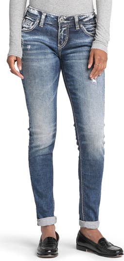Silver Jeans Co. Girlfriend Distressed Jeans | Nordstrom