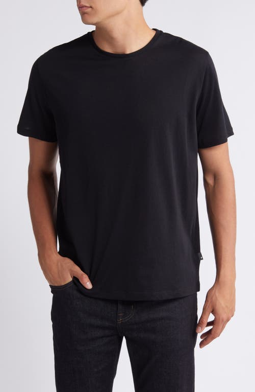 Shop 7 For All Mankind Cotton & Cashmere T-shirt In Black