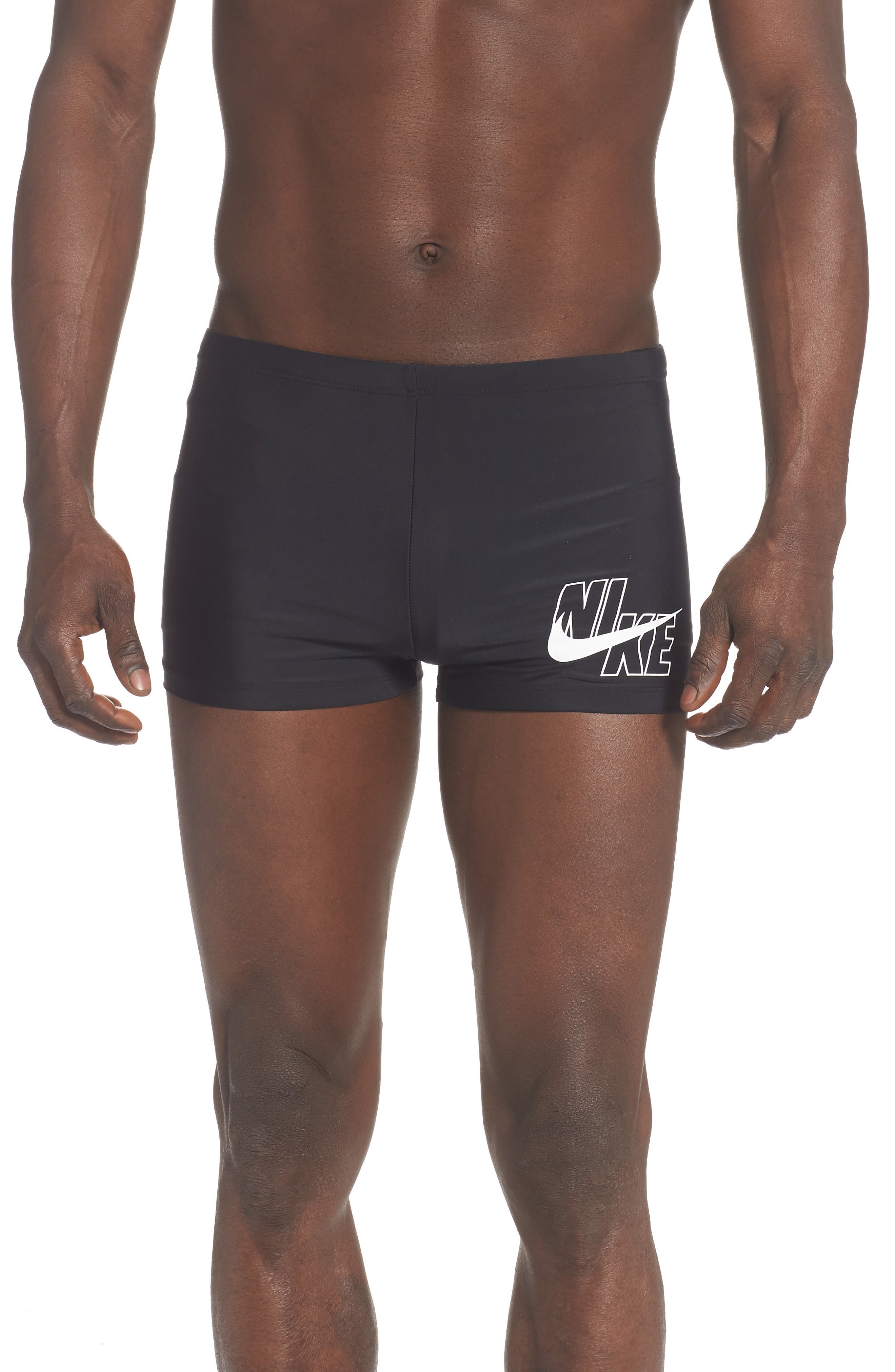 nike square leg swim trunks