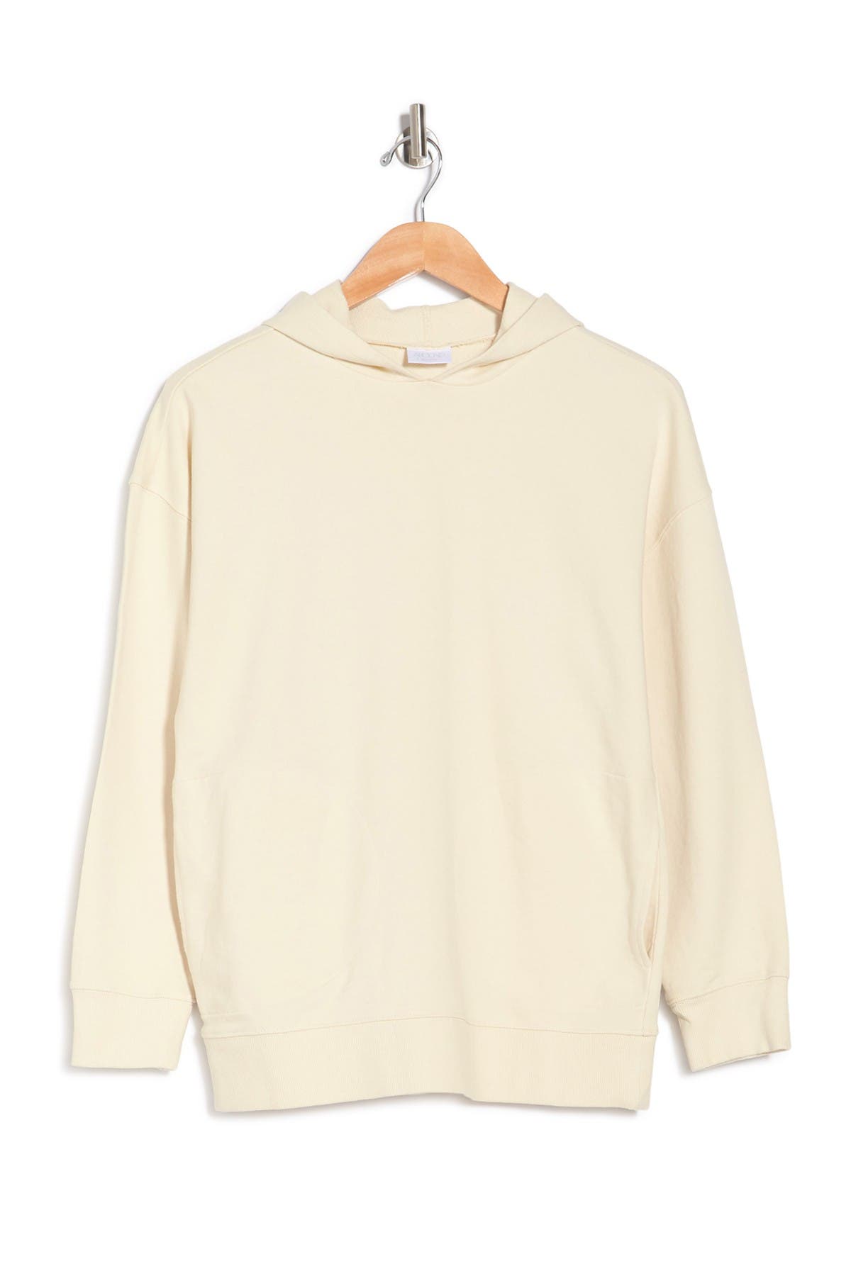 Abound Knit Pullover Hoodie In Ivory Dove