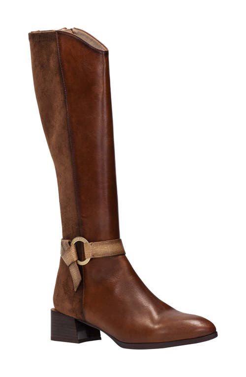 Hispanitas Alpes Riding Boot in Cuero Smooth Leather & Suede