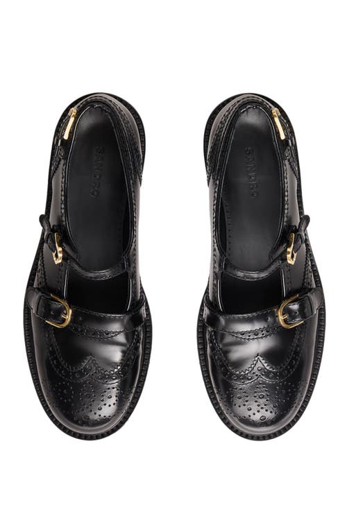 SANDRO SANDRO MULTI-BUCKLE OPEN DERBIES