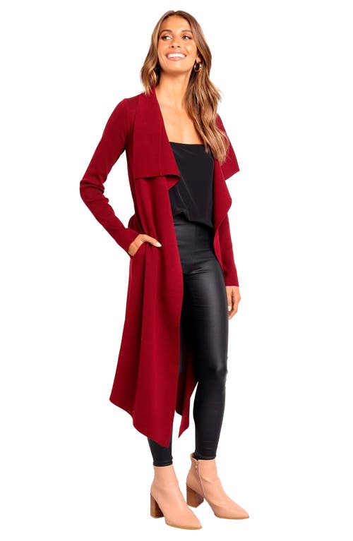 PETAL AND PUP PETAL & PUP AUDRINA TIE FRONT LONGLINE CARDIGAN