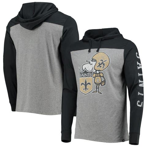 Lids Pittsburgh Steelers '47 Franklin Wooster Long Sleeve Hoodie T-Shirt -  Heathered Gray/Black