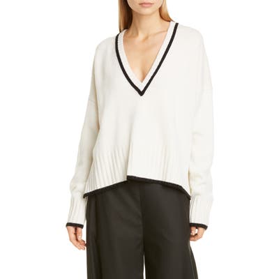 Co Wool & Cashmere Sweater, Ivory
