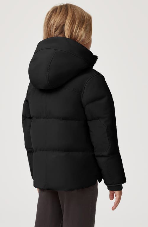 Shop Canada Goose Kids' Snowy Owl Down Parka In Black