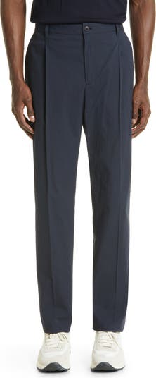 Sunspel Pleated Stretch Cotton Twill Trousers | Nordstrom