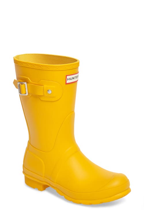 Original Short Waterproof Rain Boot in Yellow/Yellow